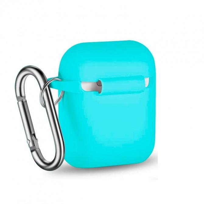 Чехол силиконовый для Airpods Ментоловый-1