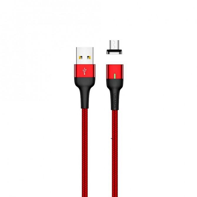 Кабель Usams U28 US-SJ328 MicroUSB Красный-2