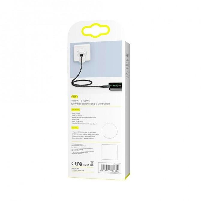 Кабель Usams U31 US-SJ400 Type-C Черный-2