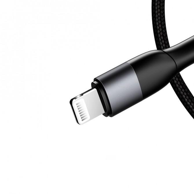 Кабель Usams U31 US-SJ404 Type-C/USB до Lightning Чорний-1