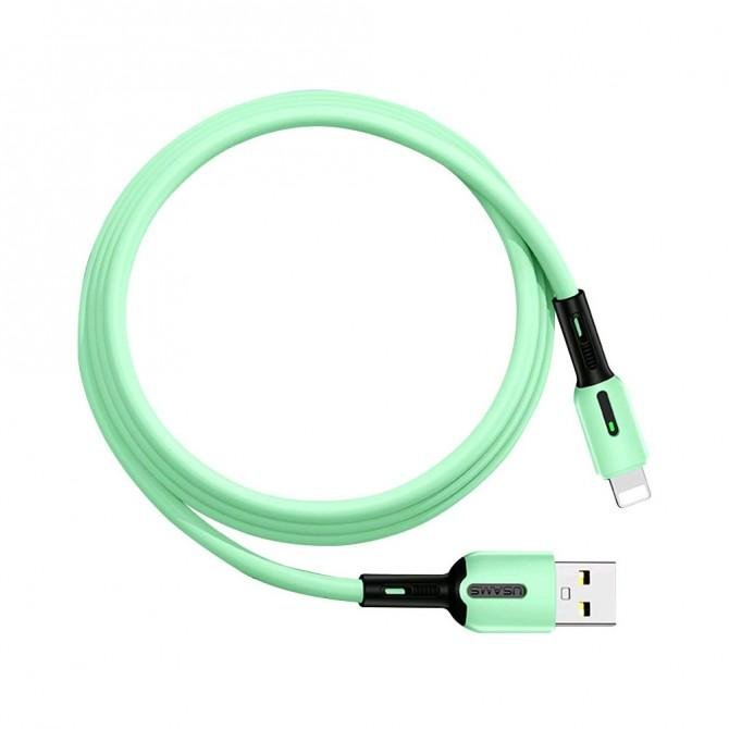 Кабель Usams U51 US-SJ431 Lightning Зелений-1