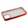 Чехол силиконовый с глянцевой окантовкой для Apple iPhone 12 Pro/12 Красный