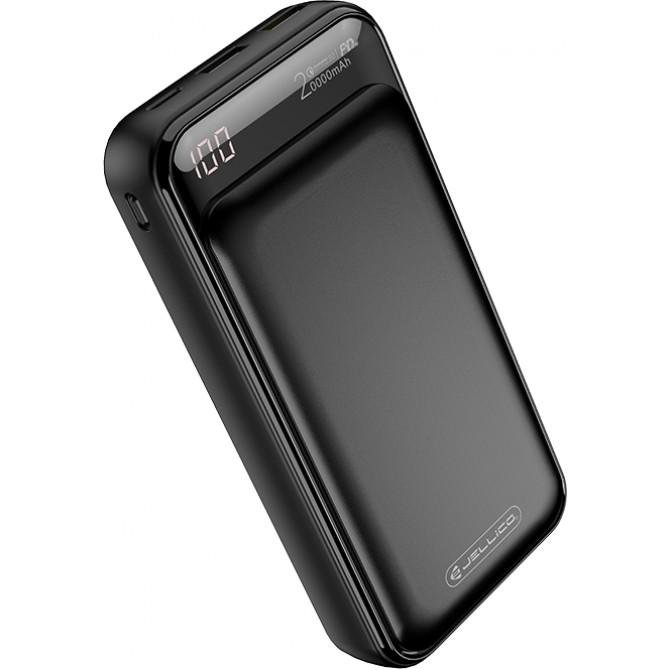 Повербанк Jellico RM-230 (QC+PD) Li-Pol 20000mAh Black