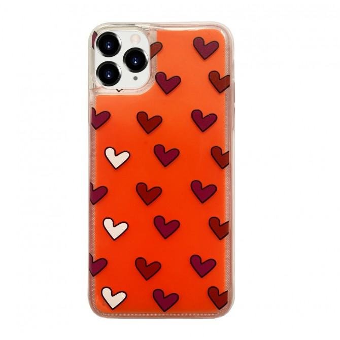 Чехол U-Like Aqua Case для iPhone 11 Pro Max Hearts-1