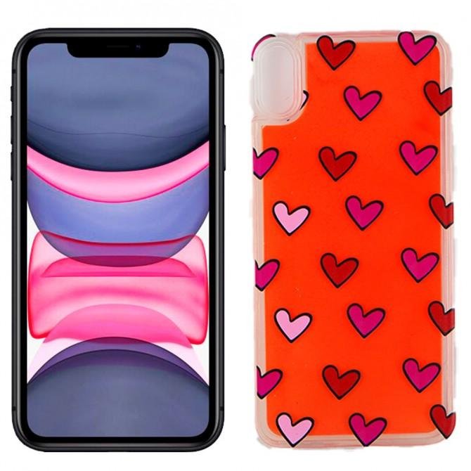 Чехол U-Like Aqua Case для iPhone X/Xs Hearts