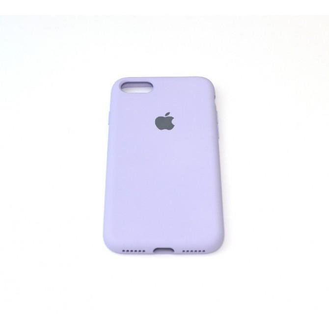 Оригинальный силитконовый чехол для iPhone 7/8 Лиловый FULL