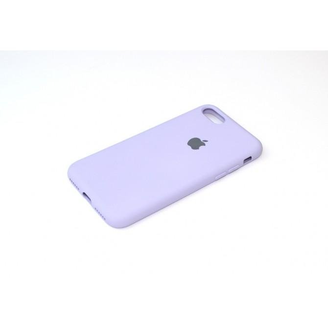 Оригинальный силитконовый чехол для iPhone 7/8 Лиловый FULL-1