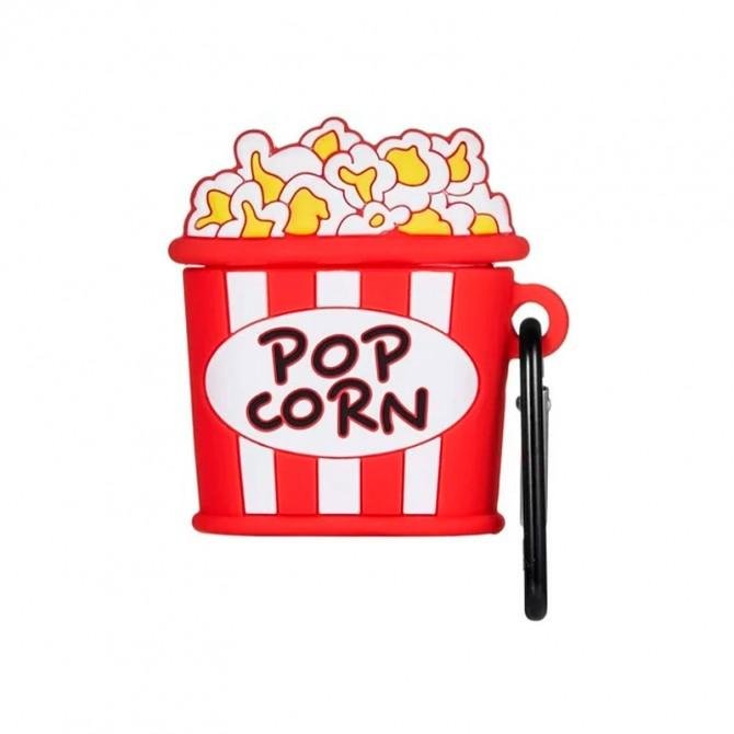 Чехол U-Like Silicone Case For Airpods Cartoon Popcorn