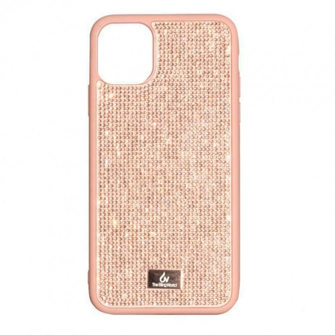 Чехол Bling World TPU+LCPC for Apple Iphone 11 Pro Max Rose Gold