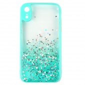 Чехол Frame&Gliter для iPhone Xs Max Light Blue Чехол Frame&Gliter для iPhone Xs Max Light Blue