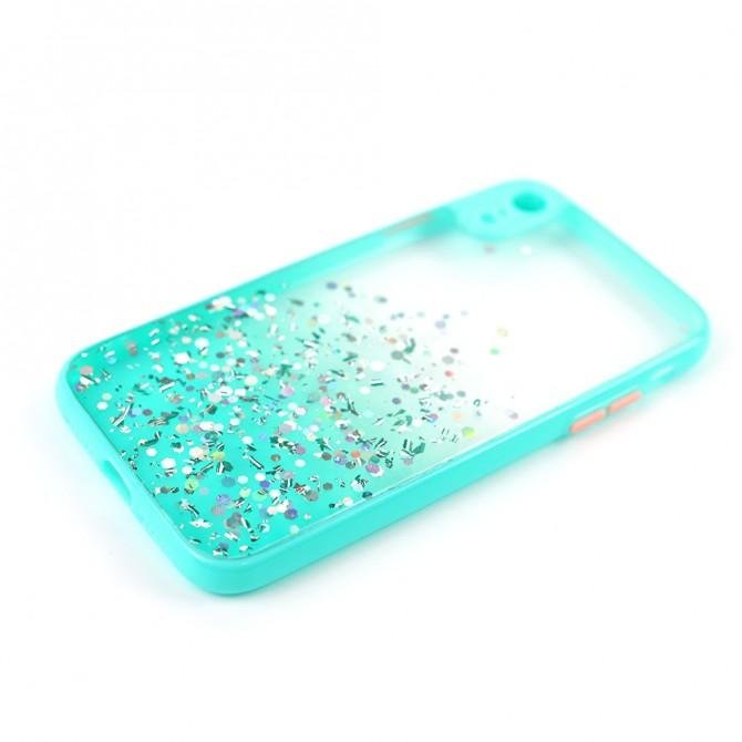Чохол Frame&Gliter для iPhone Xs Max Light Blue-4