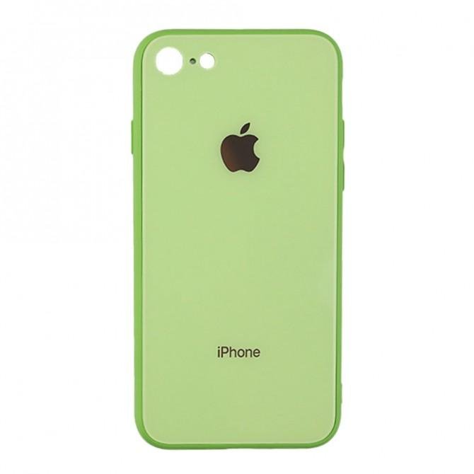 Чохол U-Like Glossy Logo series для iPhone 7/8 Light Green-1