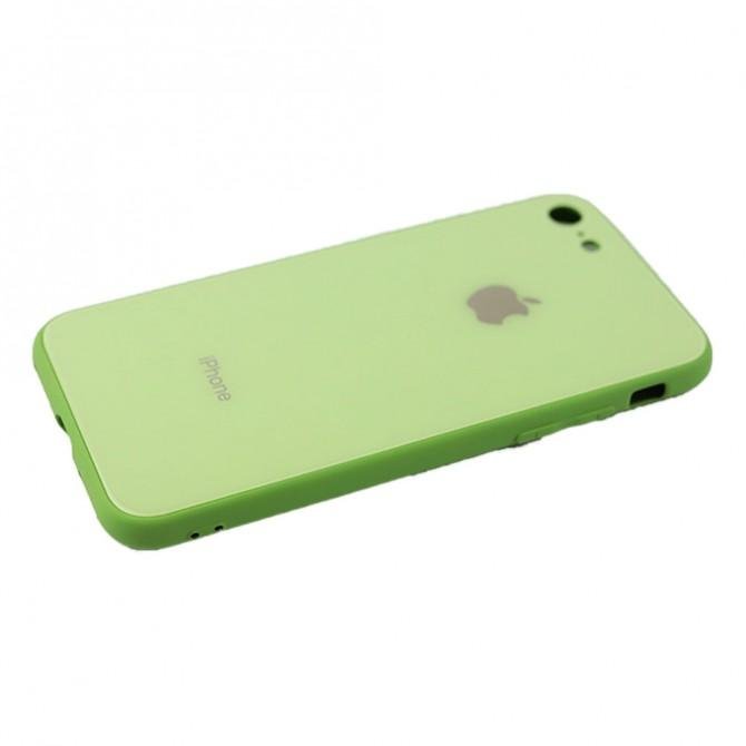 Чохол U-Like Glossy Logo series для iPhone 7/8 Light Green-4