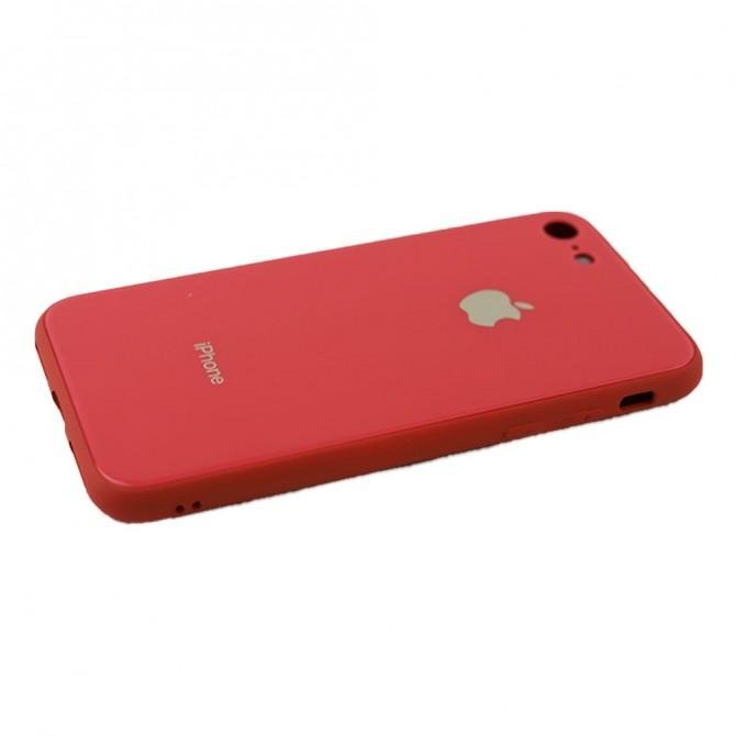 Чохол U-Like Glossy Logo series для iPhone 7/8 Red Orchid-4