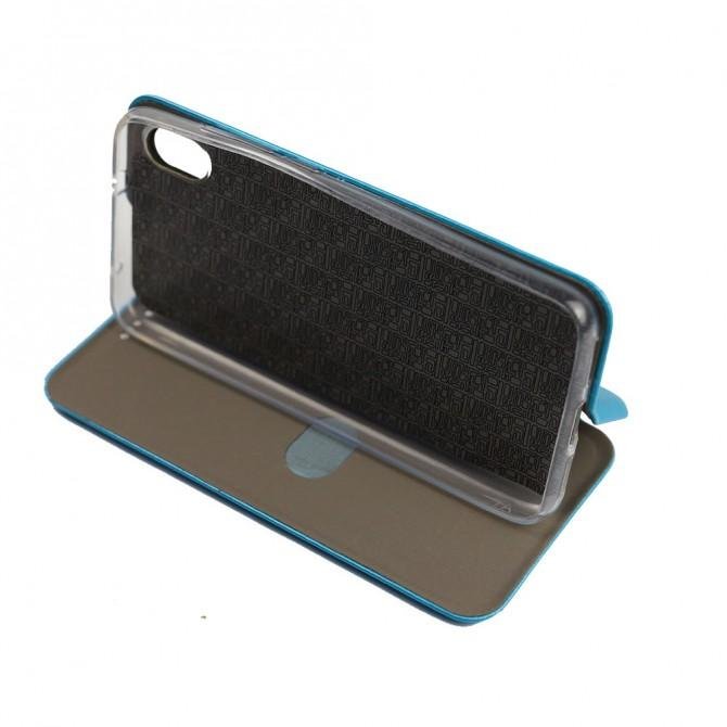 Чехол книжка U-Like Best для Xiaomi Redmi 7a Cyan-2