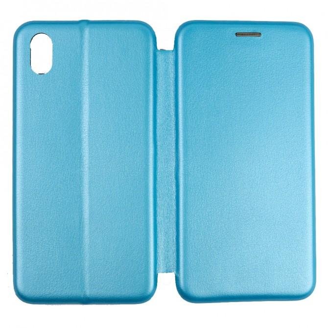 Чехол книжка U-Like Best для Xiaomi Redmi 7a Cyan-4