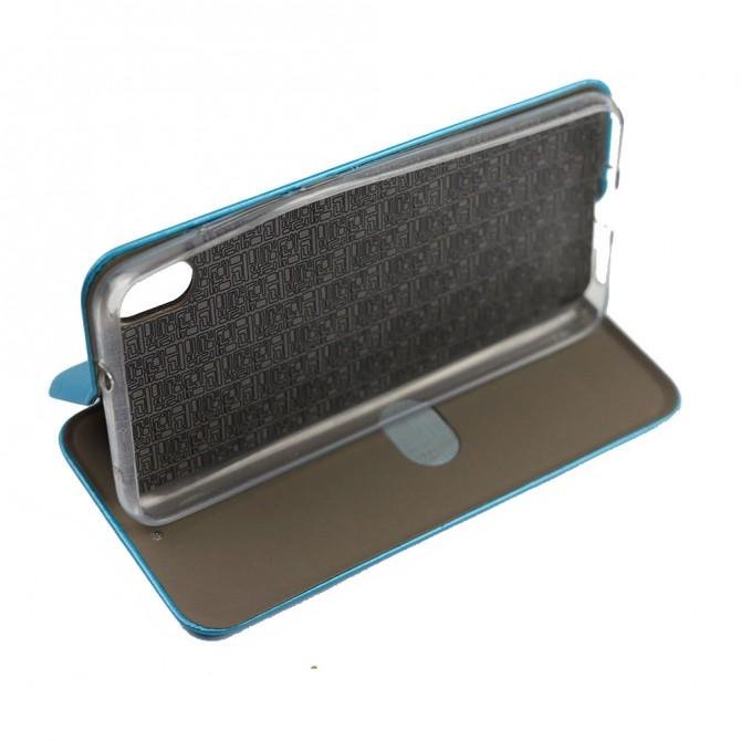 Чехол книжка U-Like Best для Xiaomi Redmi 7a Cyan-5