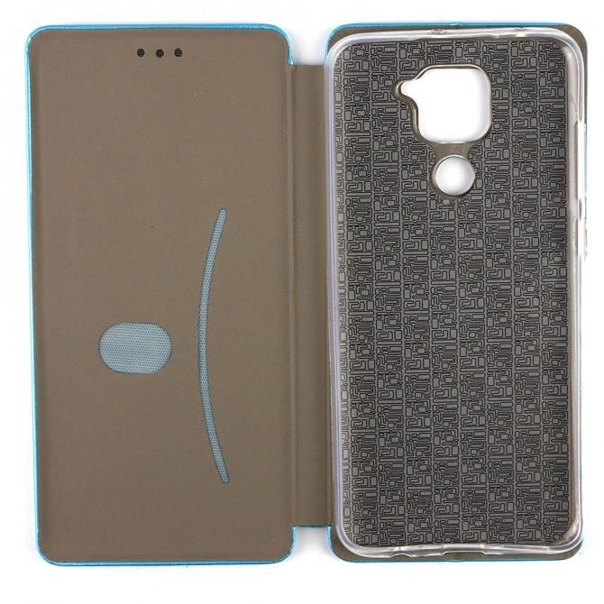 Чехол-книжка U-Like Best для Xiaomi Redmi Note 9/Redmi 10X Cyan-2