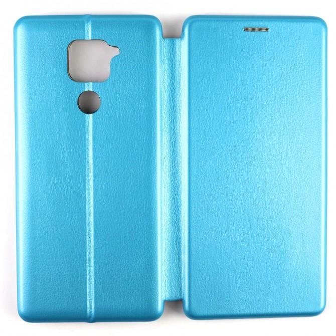 Чехол-книжка U-Like Best для Xiaomi Redmi Note 9/Redmi 10X Cyan-3