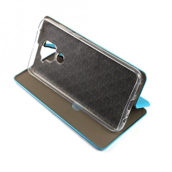 Чехол-книжка U-Like Best для Xiaomi Redmi Note 9/Redmi 10X Cyan-5