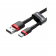 Кабель Baseus Cafule Type-C CATKLF-B91 Black/Red 1m