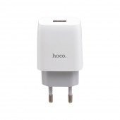 Мережевий зарядний пристрій Hoco C72A White + USB Cable iPhone (2.1A) Мережевий зарядний пристрій Hoco C72A White + USB Cable iPhone (2.1A)