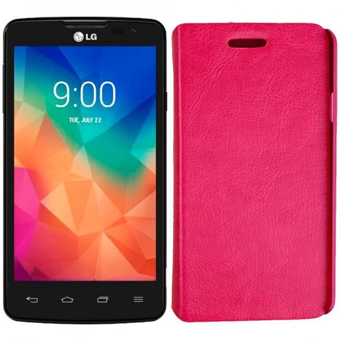 Чехол книжка для LG L60/X135/X145/X147 Pink