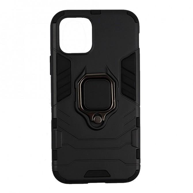 Чохол HONOR Hard Defence Series для iPhone 12 Pro Max Black (з тримачем)-1