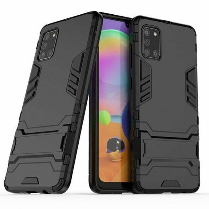 Чохол HONOR Hard Defence Series для Samsung A715 Galaxy A71 Чорний (з магнітом)-2