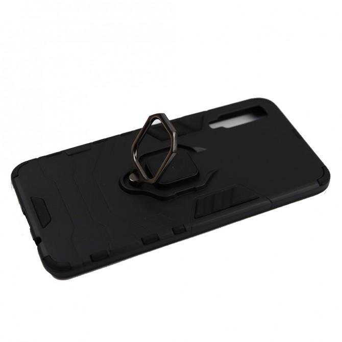 Чохол HONOR Hard Defence Series для Samsung A750 Galaxy A7 2018 Black (з тримачем)-3