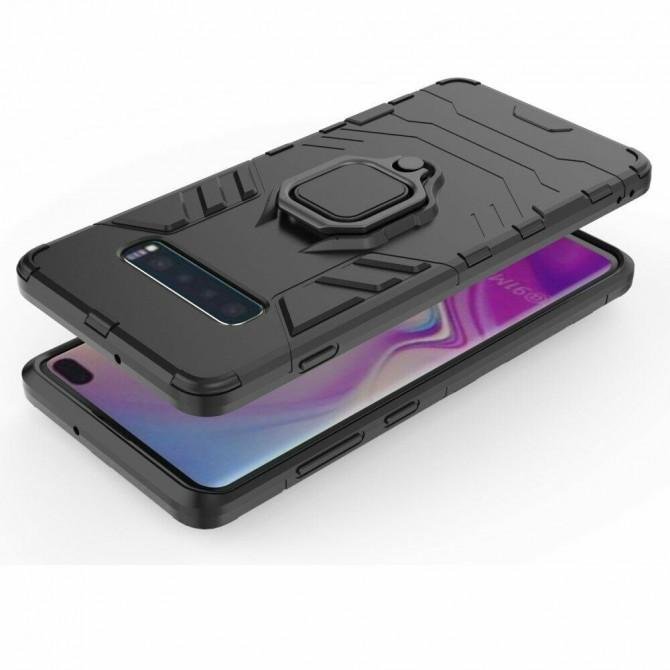 Чехол HONOR Hard Defence Series для Samsung G975 Galaxy S10 Plus Black (with magnet)-3