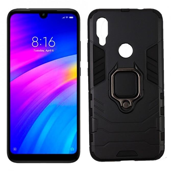 Чохол HONOR Hard Defence Series для Xiaomi Redmi 7 Black (з тримачем)