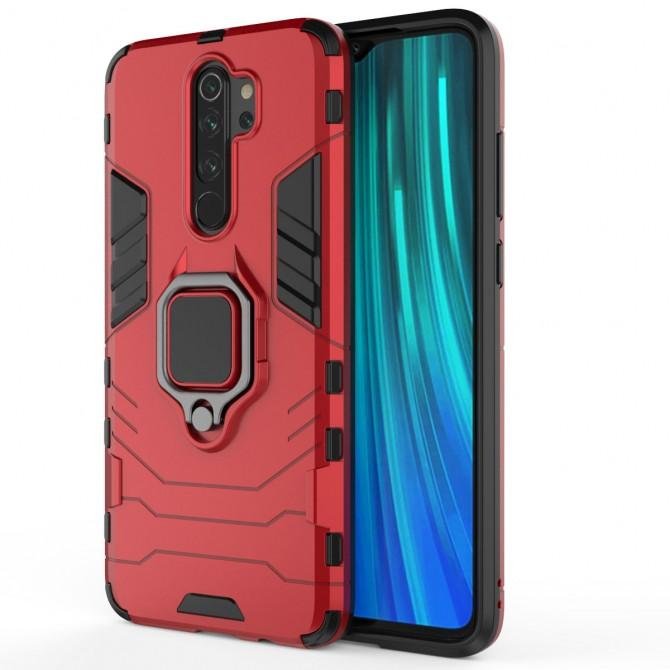Чехол HONOR Hard Defence Series Xiaomi Redmi 9 Red (with magnit)