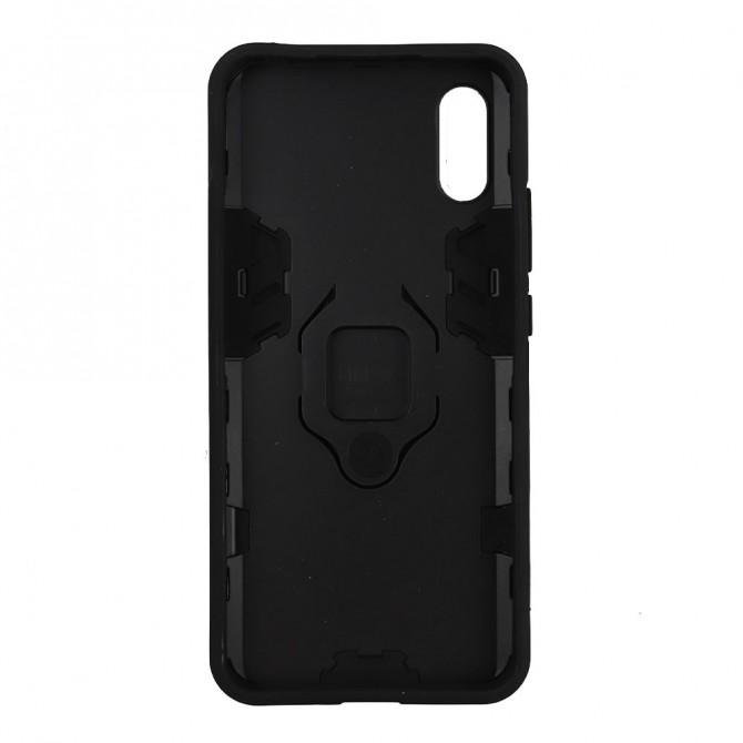 Чехол HONOR Hard Defence Series для Xiaomi Redmi 9a Black (с держателем)-2