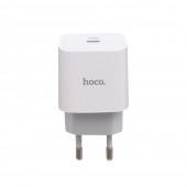 Сетевое зарядное устройство Hoco C76A PD 20W White + Cable Type-C to Lightning