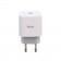 Мережевий зарядний пристрій Hoco C76A PD 20W White + Cable Type-C to Lightning