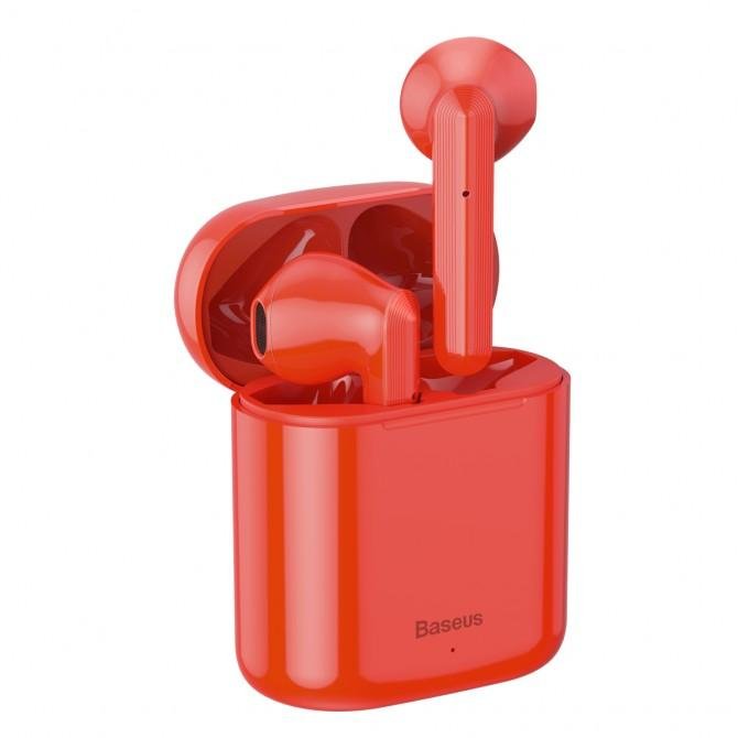 Беспроводные наушники Baseus W09 Red-2
