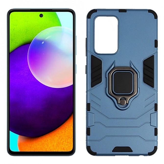 Чехол HONOR Hard Defence Series для Samsung A525 Galaxy A52 Space Grey (с держателем)