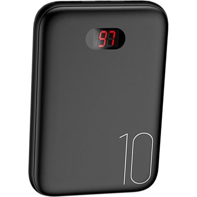 Повербанк Usams US-CD66 PB9 Dual USB 10000 mAh Black