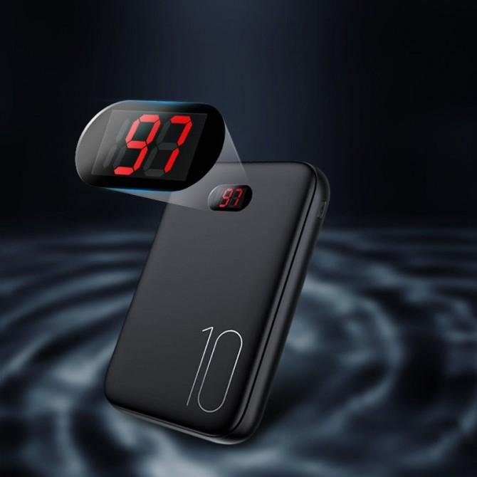 Повербанк Usams US-CD66 PB9 Dual USB 10000 mAh Black-2