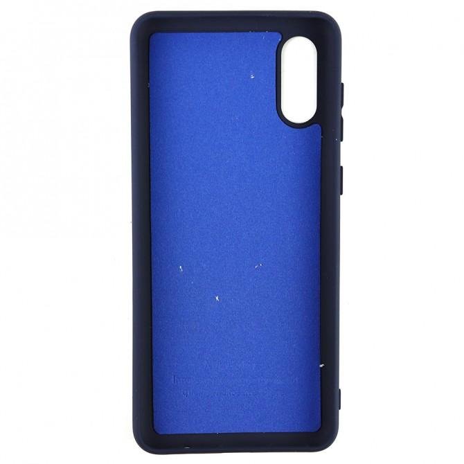 Чехол Original Soft Case для Samsung A022 Galaxy A02 Темно Синий FULL-2