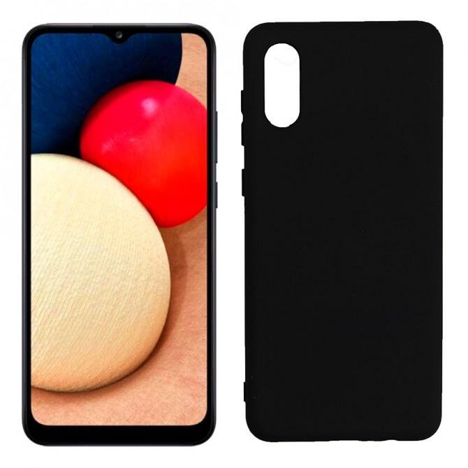 Чехол Soft Case для Samsung A022 Galaxy A02 Чорний FULL