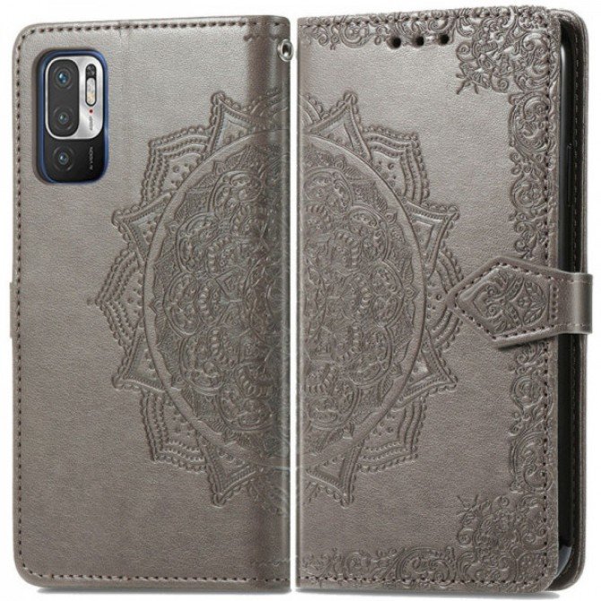 Чохол книжка Art Case для Xiaomi Redmi Note 10 Сірий-1
