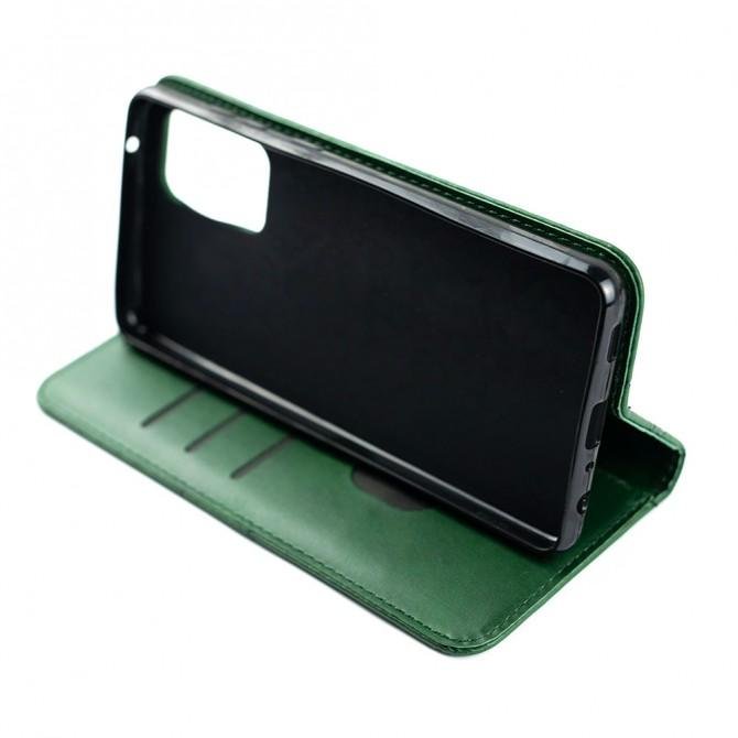 Чехол-книжка Lines Leather для Samsung A725 Galaxy A72 Зеленый-2