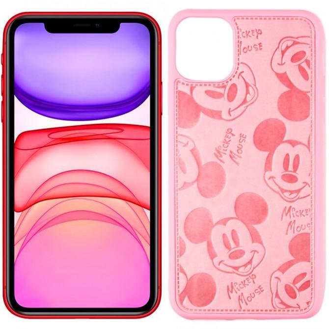 Чехол Mickey для Apple iPhone 11 Розовый