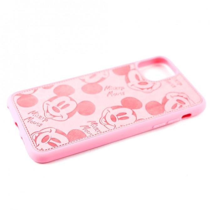 Чехол Mickey для Apple iPhone 11 Розовый-4