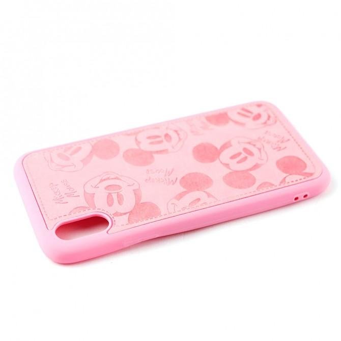 Чохол Mickey для Apple iPhone X/Xs Рожевий-3