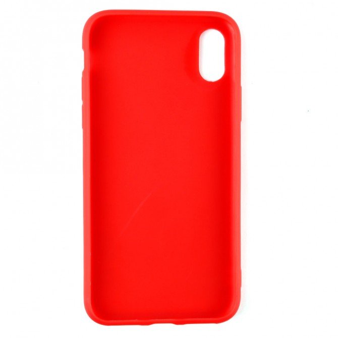 Чехол Mickey для Apple iPhone Xs Max Красный-2