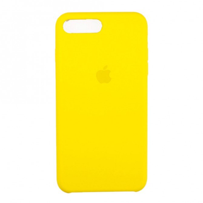 Чехол силиконовый для iPhone 7/8 Plus Ярко желтый-4