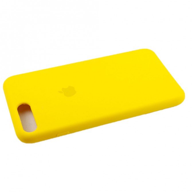 Чехол силиконовый для iPhone 7/8 Plus Ярко желтый-2